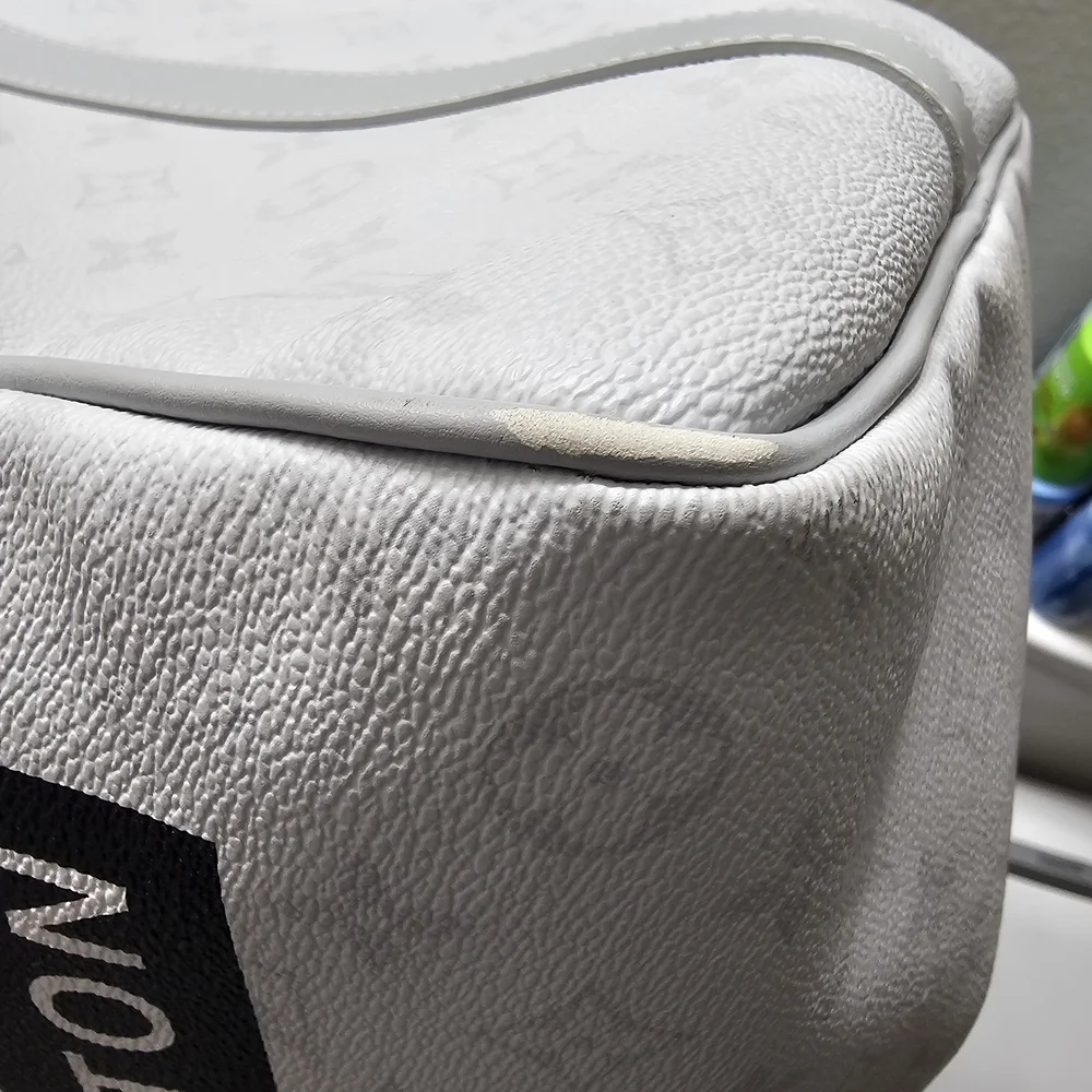 Louis Vuitton White Graphic Duffel Bag